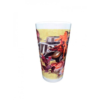 Cana Portelan Bellamine 450 ml model Purple Pin-Up Girl Cana Portelan Bellamine 450 ml model Purple Pin-Up Girl
