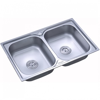 Chiuveta Freddo SN9027, pentru blat, 2 cuve , satin inox Chiuveta Freddo SN9027, pentru blat, 2 cuve , satin inox