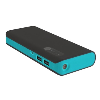 Acumulator extern Platinet, 13000 mAh, Cablu microUSB, Lanterna, Black/Blue Acumulator extern Platinet, 13000 mAh, Cablu microUSB, Lanterna, Black/Blue