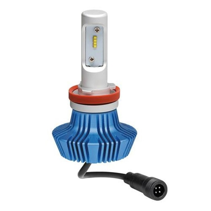 Bec far auto halogen, Lampa, H8, 10-30V, 6.500K, 4.000lm, 25W, Alb