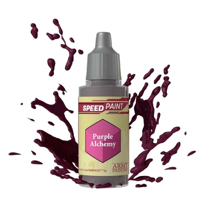 Speedpaint, The Army Painter, Miniatűrökhöz, Purple Alchemy, 18 ml