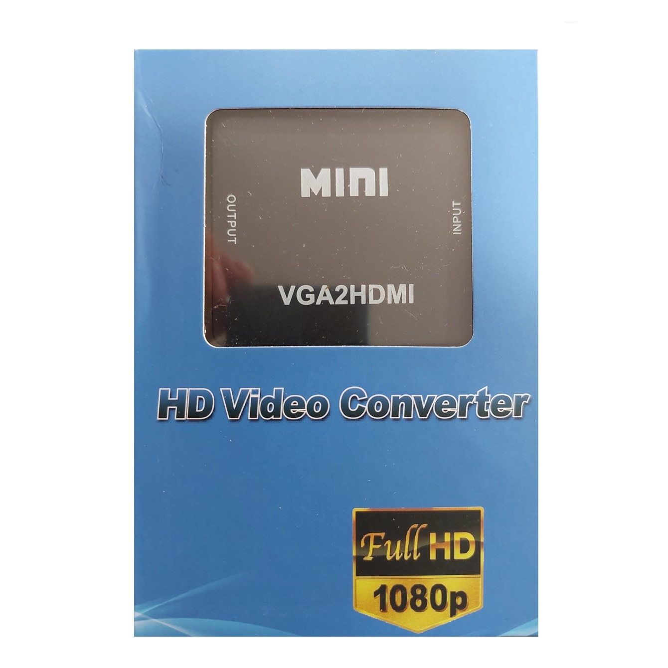 Конвертор VGA към HDMI, Преобразувател, С 3.5мм аудио адаптер за връзка ...