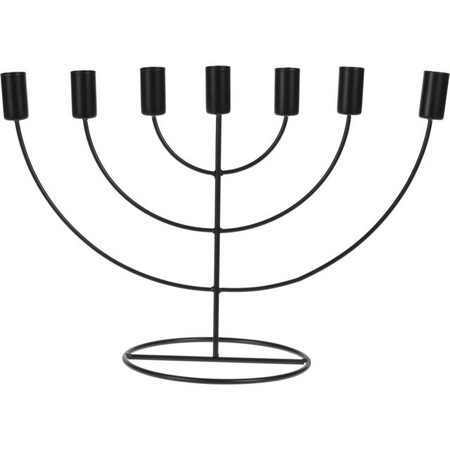 Sfesnic de masa cu 7 brate, 26 cm, negru