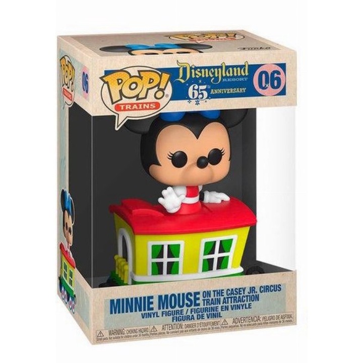 Figurina Funko POP, Minnie Mouse, Vinil, 3 ani+, 10cm, Multicolor