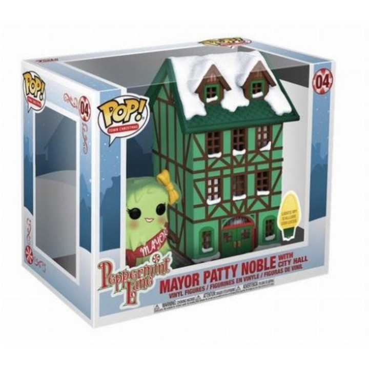 Figurina Funko POP, Peppermint Lane Mayor Patty Noble light, Vinil, 3 ani+, 15cm, Multicolor