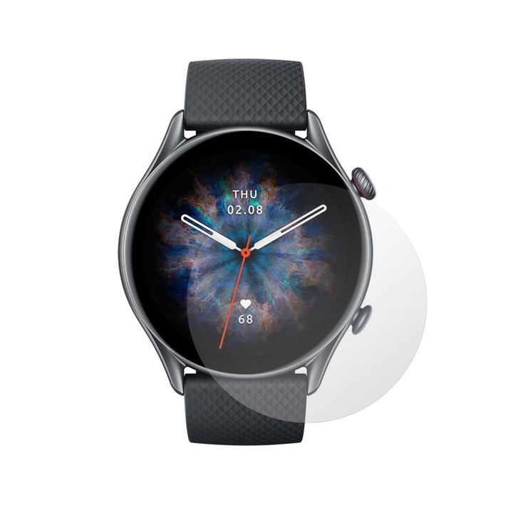 Комплект 4X Folie24 протектори за екран, за Xiaomi Amazfit GTR 3, Band 2, 2X Ultra-Clear + 2X Matte, Adhesive, гъвкави със саморегенерация