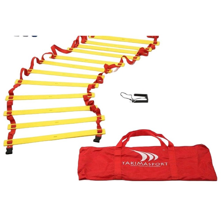 Koordinációs tréning létra, Yakima, 6 m, sárga/piros