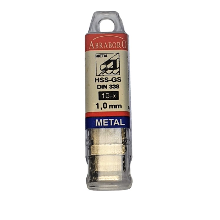 Burghiu pentru metal HSS-G D 1mm 10 buc