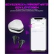 ROTTER Bluetooth fejhallgató, Alacsony késleltetés 50 ms, Érintővezérlés, Bluetooth 5.3 Audio/Gaming vezeték nélküli fejhallgató, 35 órás autonómia, Vízálló, HD mikrofon, Fehér