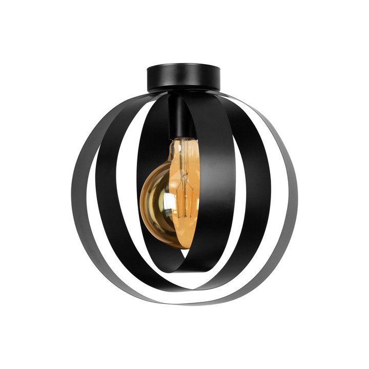Плафон Lightstyle Мартис L, 1xЕ27, Черен