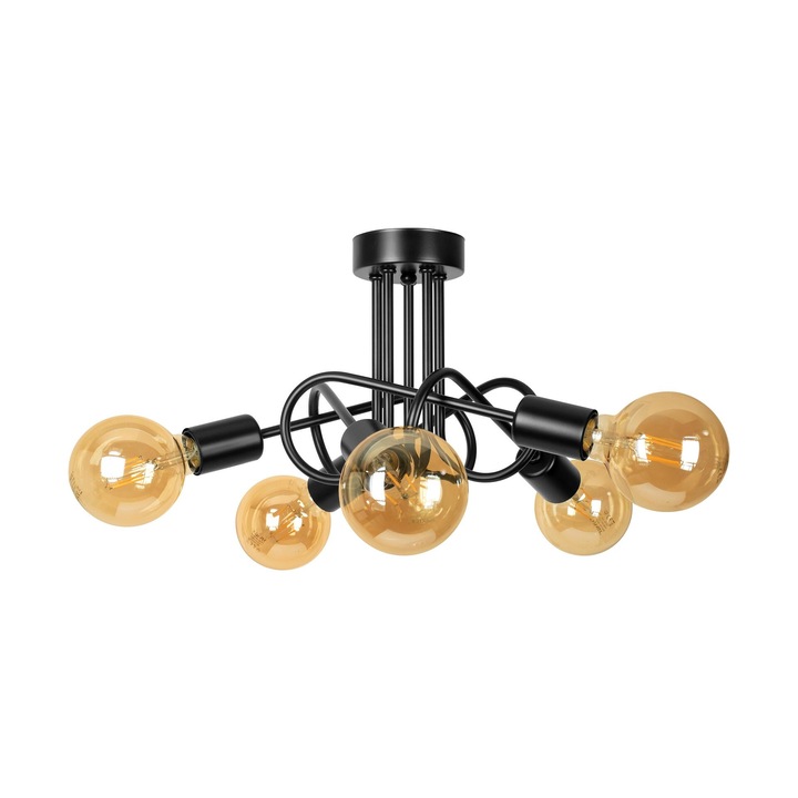 Candelabru, Lightstyle, 5xE27, Negru