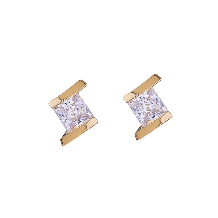 Обеци Swan Pearls BU011E, Злато 14К