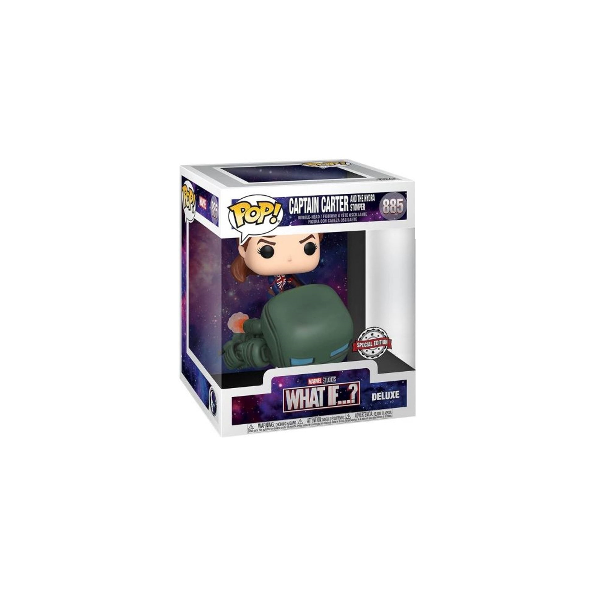 Figurina Funko Pop! Marvel Deluxe What If..? Captain Carter And