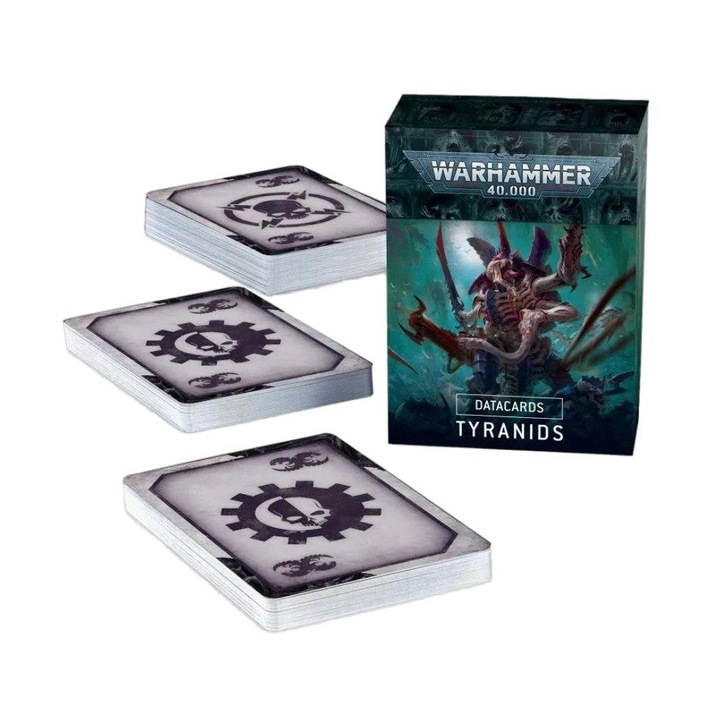 Карти за игра на Datacards: Tyranids, Games Workshop, Warhammer 40000, 70 карти, Multicolor