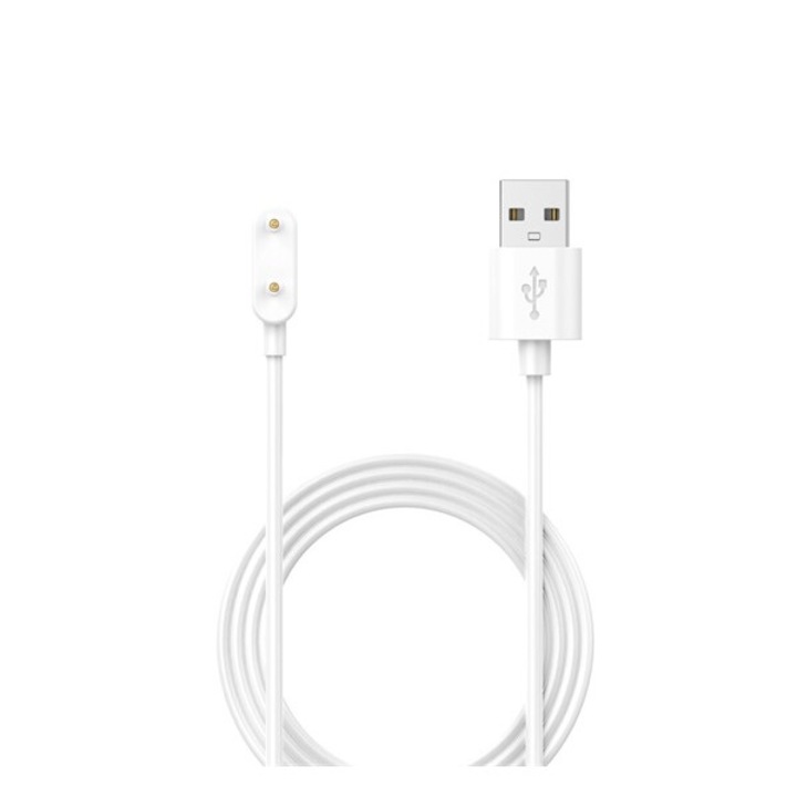 Gigapack töltőkábel usb, mágneses, 100cm, fehér, kompatibilis: Samsung Galaxy Fit 3 / Huawei Watch Fit Elegant / Huawei Watch Fit 3