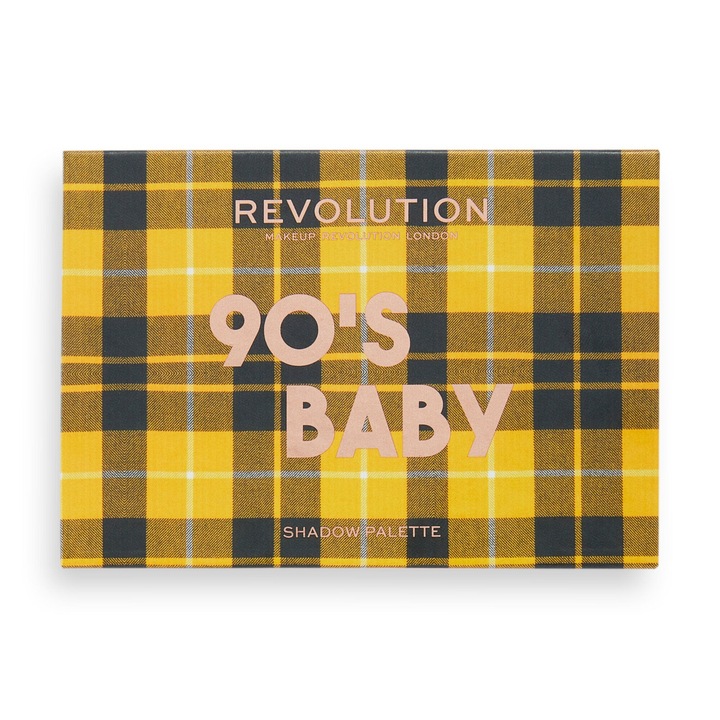 Палитра сенки за очи, REVOLUTION, Power Shadow Palette 90 "s Baby, 6 нюанса, многоцветни