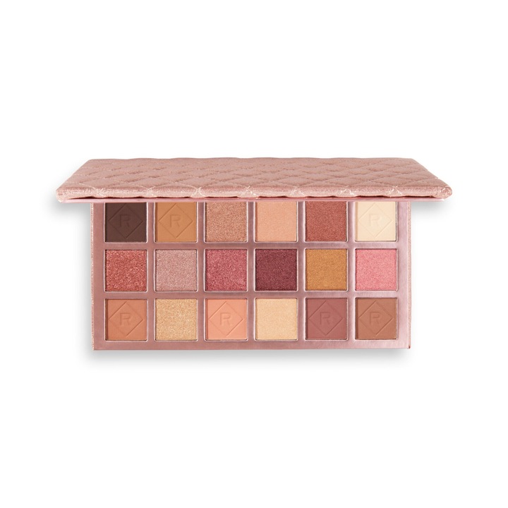 Палитра сенки за очи, Revolution, Soft Glamour Glam Glow, 18 нюанса, многоцветни