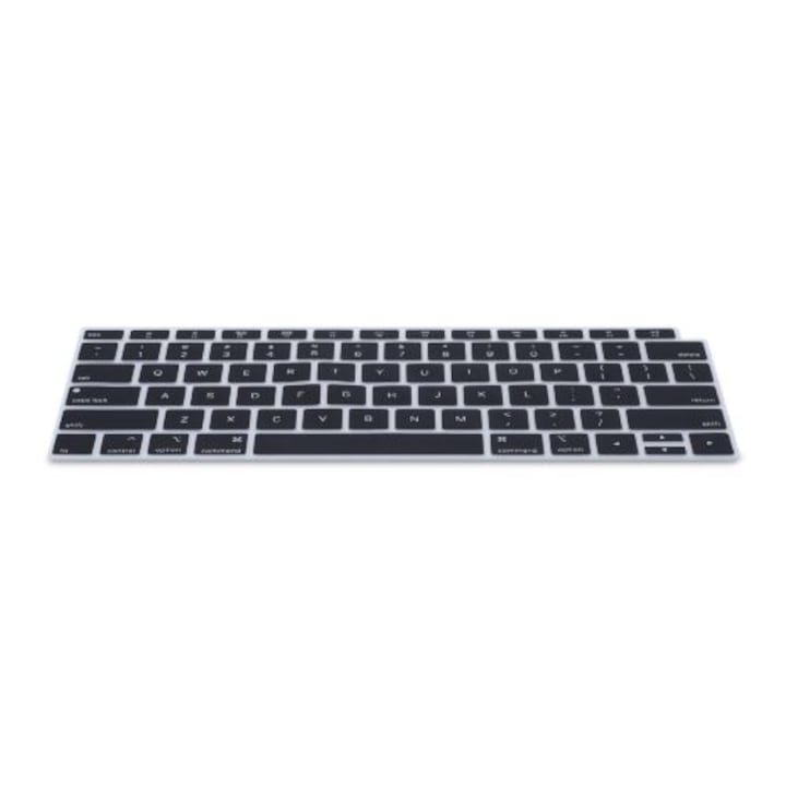 Billentyűzetborító Apple MacBook Air 13,3" (2018-2020), Kwmobile, fekete, szilikon, 53982.01