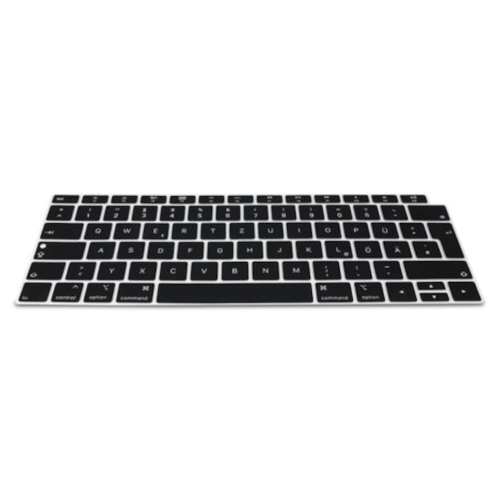 Billentyűzet borító Apple MacBook Air 13" Retina (2018 végétől), Kwmobile, fekete, szilikon, 47031.01