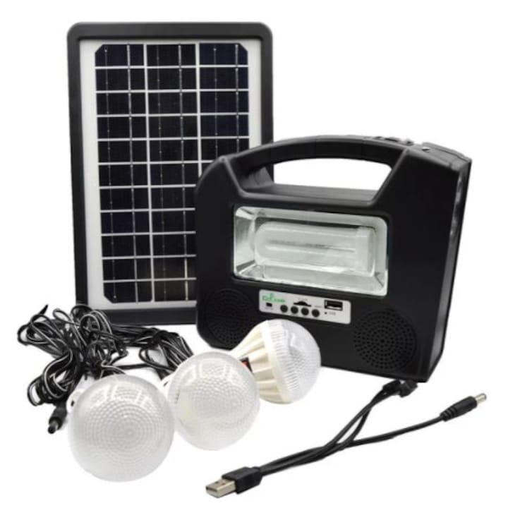 Kit panou solar CCLAMP CL-26 CU Radio si player mp3
