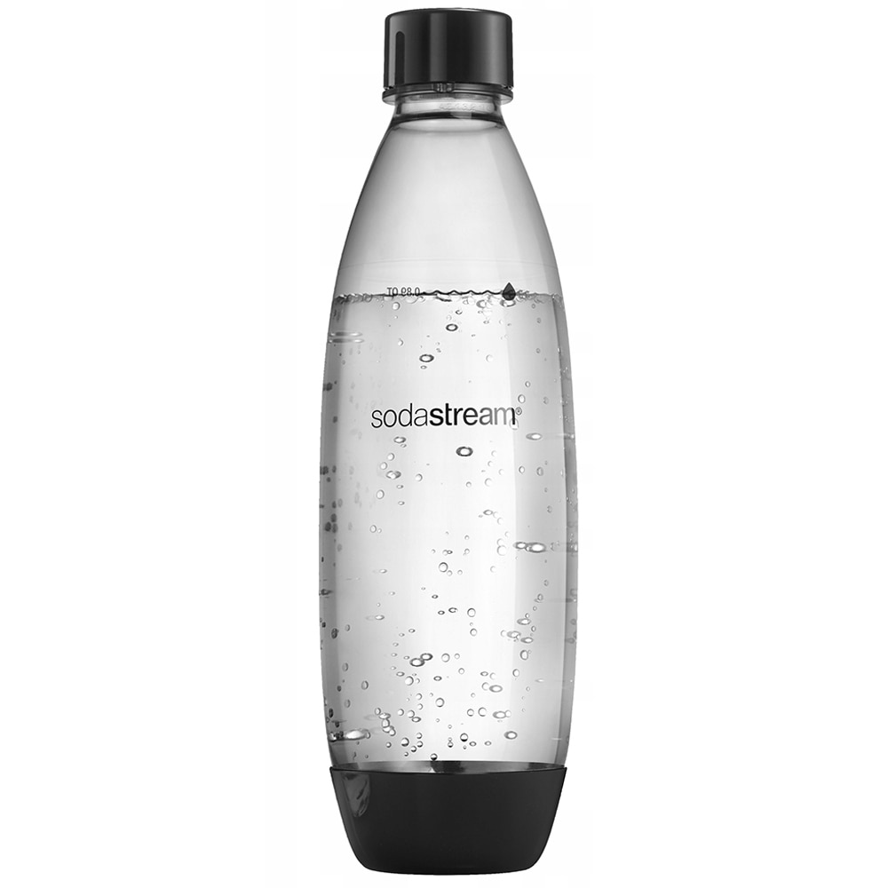 SodaStream, Бутилка с предпазител за сатуратор, черна, 1л - eMAG.bg