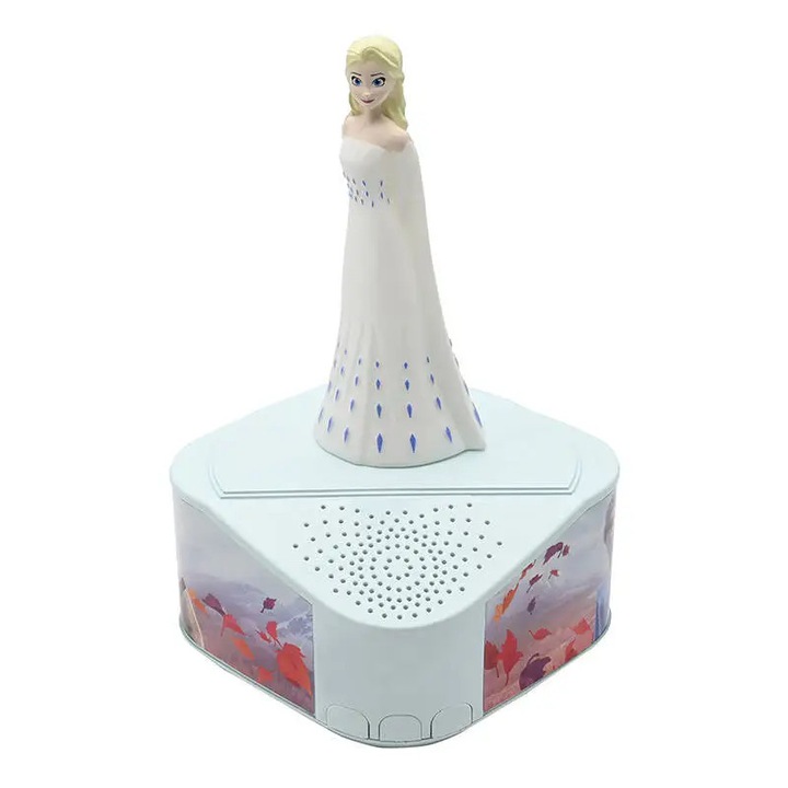 Boxa copii Elsa, Lexibook, 3 ani+, 800 mAh, Alb