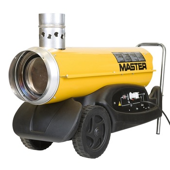 Set Incalzitor profesional cu motorina MASTER Italia BV77E cu ardere indirecta, cos de fum, 20kW si termostat Set Incalzitor profesional cu motorina MASTER Italia BV77E cu ardere indirecta, cos de fum, 20kW si termostat