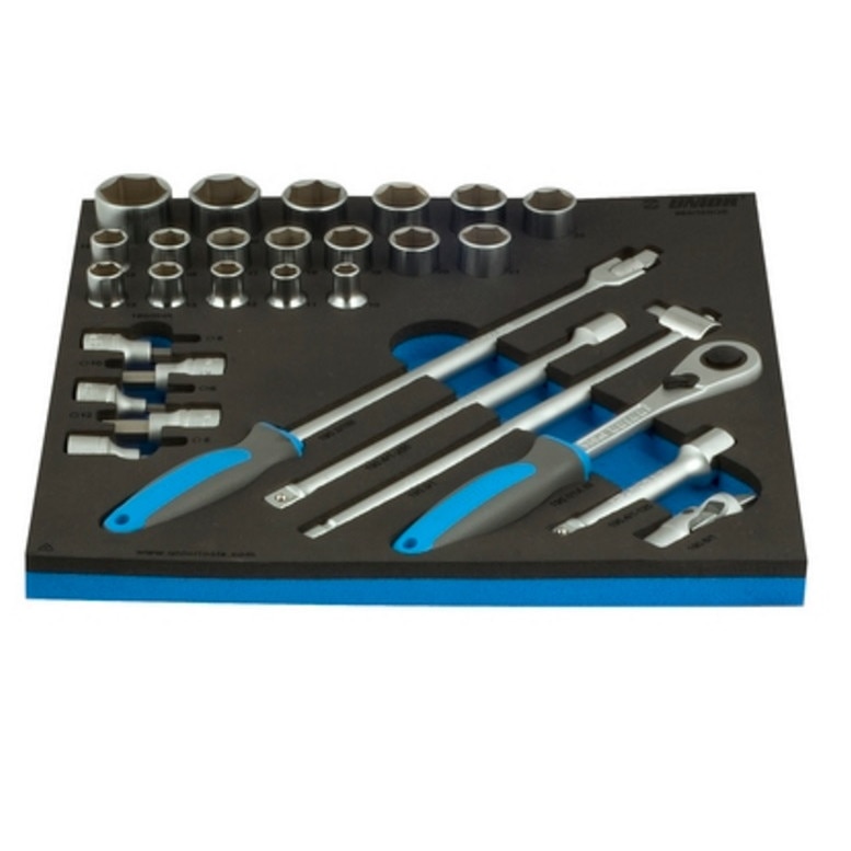 Set capete chei tubulare si accesorii 1/2