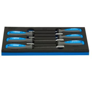 Set de capete chei tubulare cu maner TBI in suport de plastic marca Unior compus din 6 piese Set de capete chei tubulare cu maner TBI in suport de plastic marca Unior compus din 6 piese