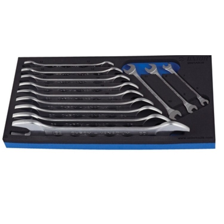 Set de chei fixe 6 - 32 in suport marca Unior compus din 12 piese