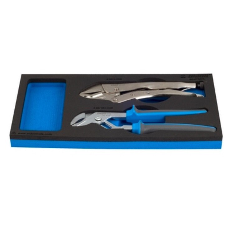 Set compus din 2 clesti, tip menghina marca Unior in suport SOS