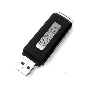 Stick USB cu reportofon ascuns Hawkel VR-08, 4GB Stick USB cu reportofon ascuns Hawkel VR-08, 4GB