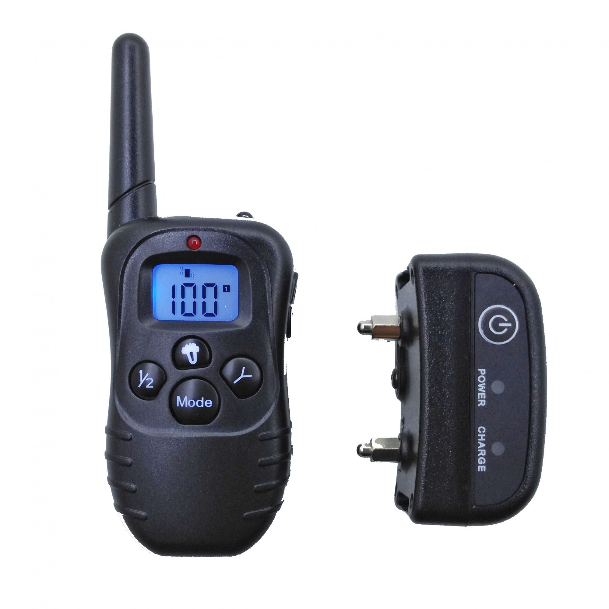 Zgarda pentru dresaj caine cu incarcator, Vibratie, Electrosoc, waterproof