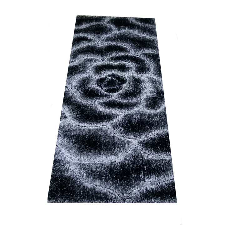 Covor Sahra gri / negru 50x80