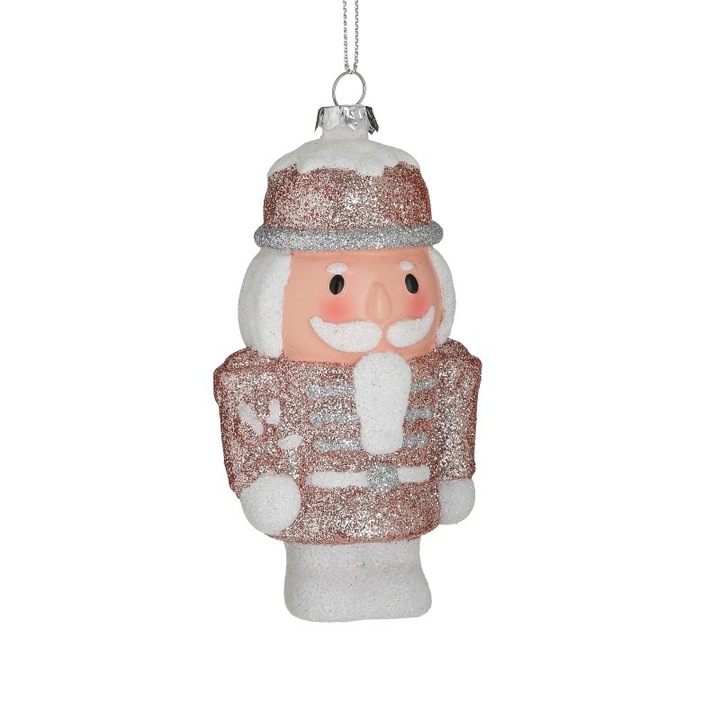 Set 4 ornamente brad, Nutcracker 11.5x6.5cm