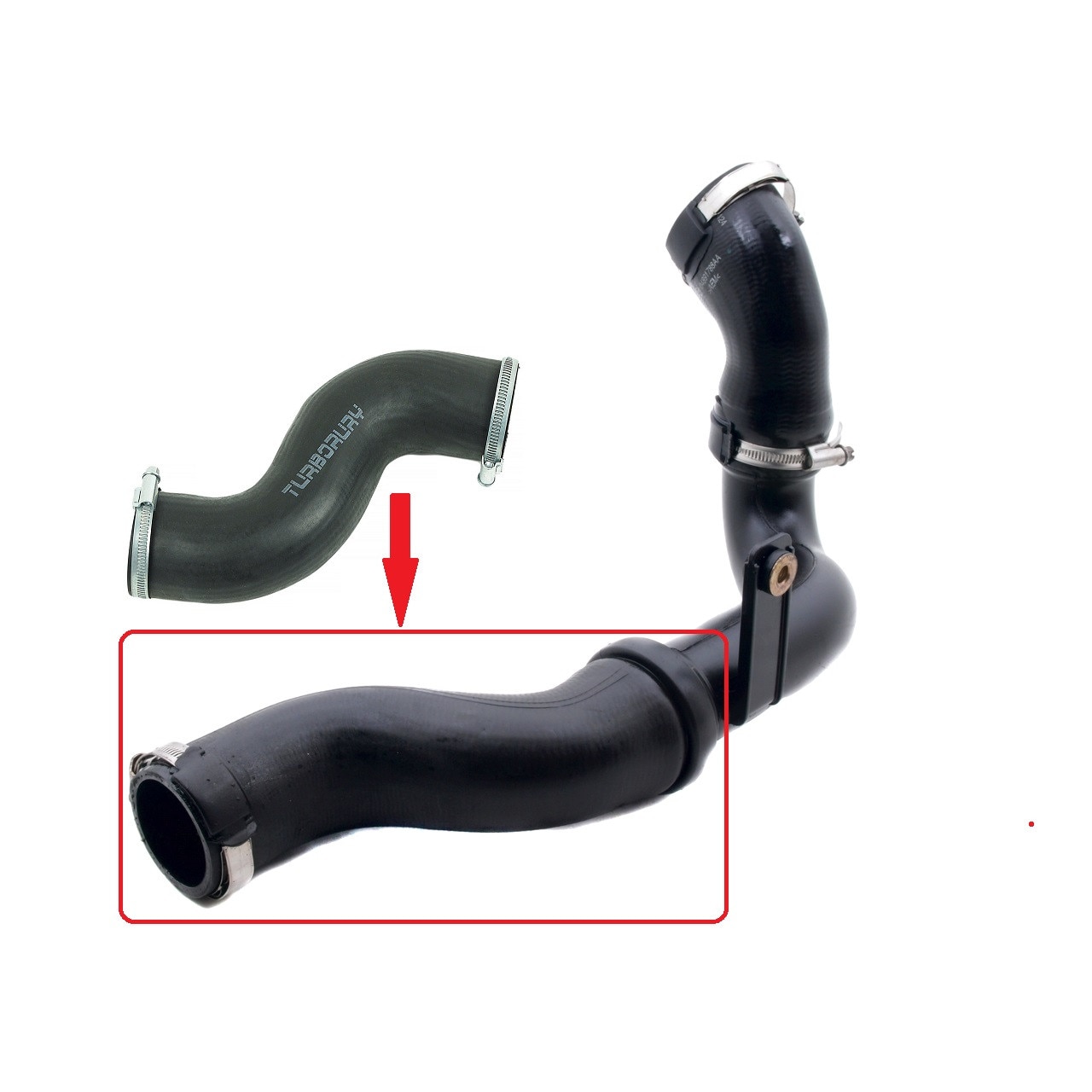 Tuyau De Refroidissement Turbo Compatible Jeep Patriot/Compass 2.0 CRD 2006-2012 - Référence 04891698AB
