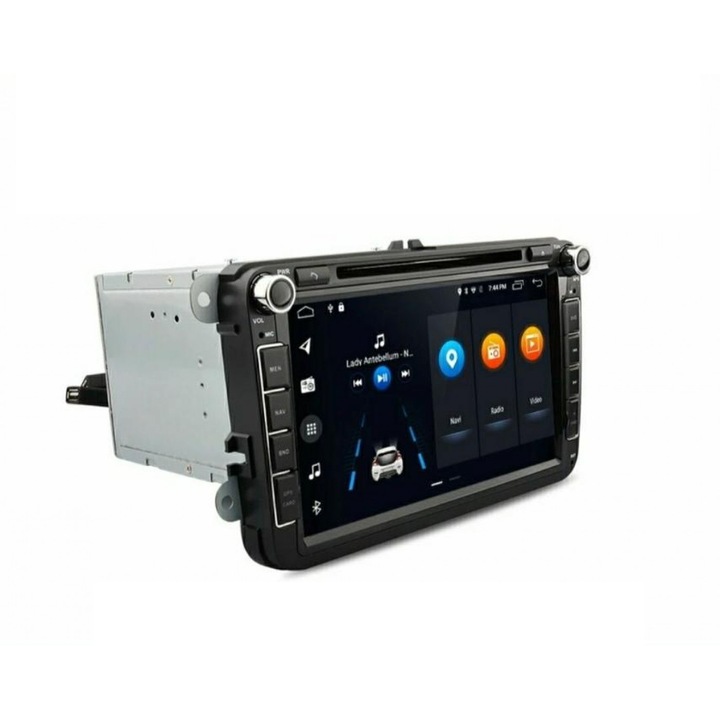 Multimedia cu navigatie, Pentru Seat, 2004-2015, Android, Negru