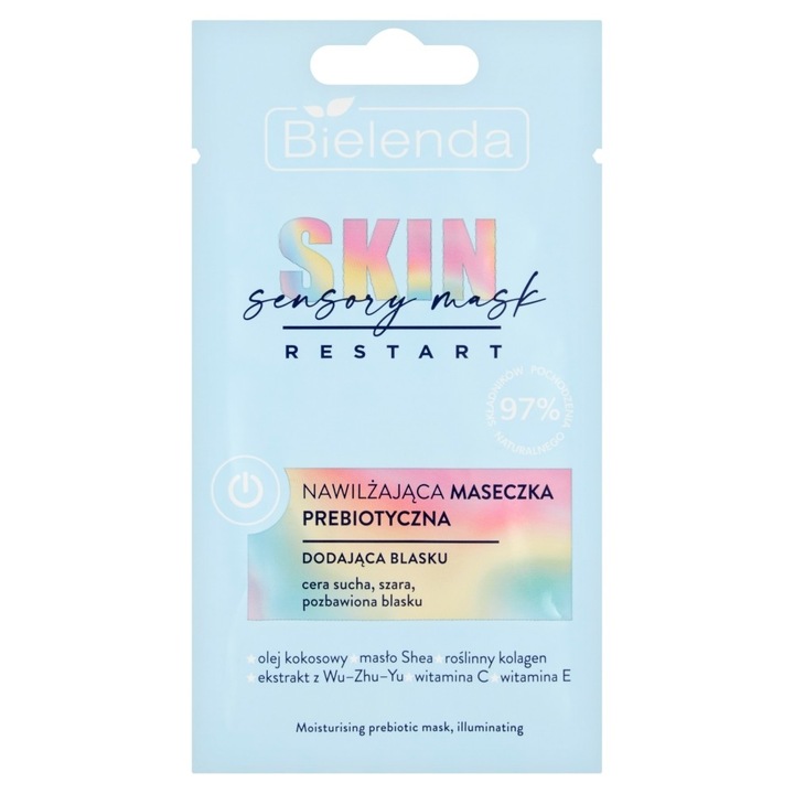 Masca pentru ten, Bielenda, Skin Restart Sensory Mask, Hidratant, 8g