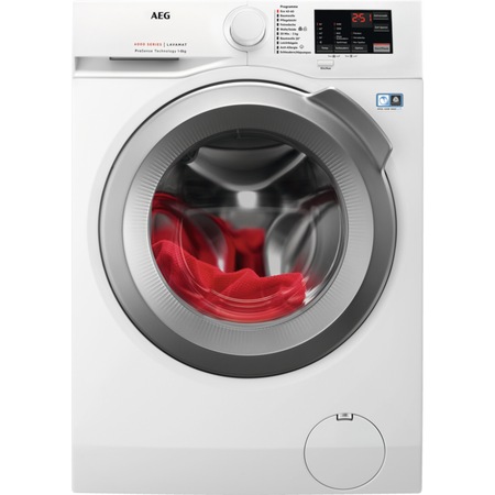 Masina de spalat rufe frontala AEG L6FL831EX, 8 kg, 1400 rpm, alb