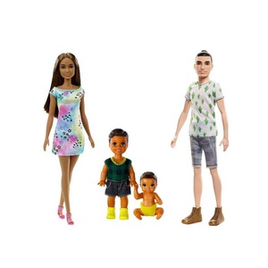 Moment Outlaw marriage Set de joaca - Familia Barbie fericita (Barbie+Ken+un copil+un bebelus) -  eMAG.ro
