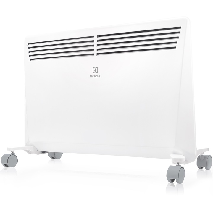 Convector electric de podea Electrolux ECH/ECN-1500 M, 1500 W, Termostat mecanic, Anti-inghet, Control lateral, 2 trepte de putere, Termostat de siguranta, Protectie la supraincalzire - cu protectie la umezeala, Alb