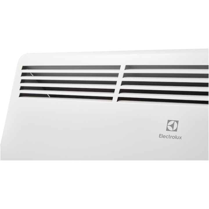 Convector electric de podea Electrolux ECH/ECN-2000 M, 2000 W, Afisaj LED, Termostat electronic, Anti-inghet, Control lateral, 2 trepte de putere, Termostat de siguranta, Protectie la supraincalzire - cu protectie la umezeala, Alb