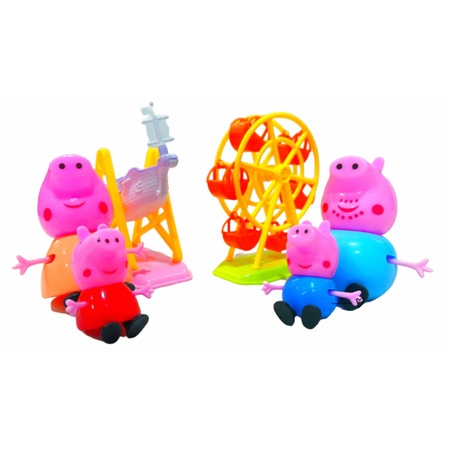 Фигурки Peppa Pig, Пластмасови, Комплект 6 Бр - eMAG.bg