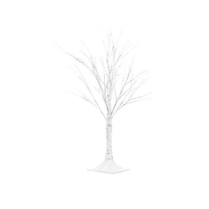 Világító LED nyírfa, 180 cm, 96 LED, 230/24 V, meleg fehér