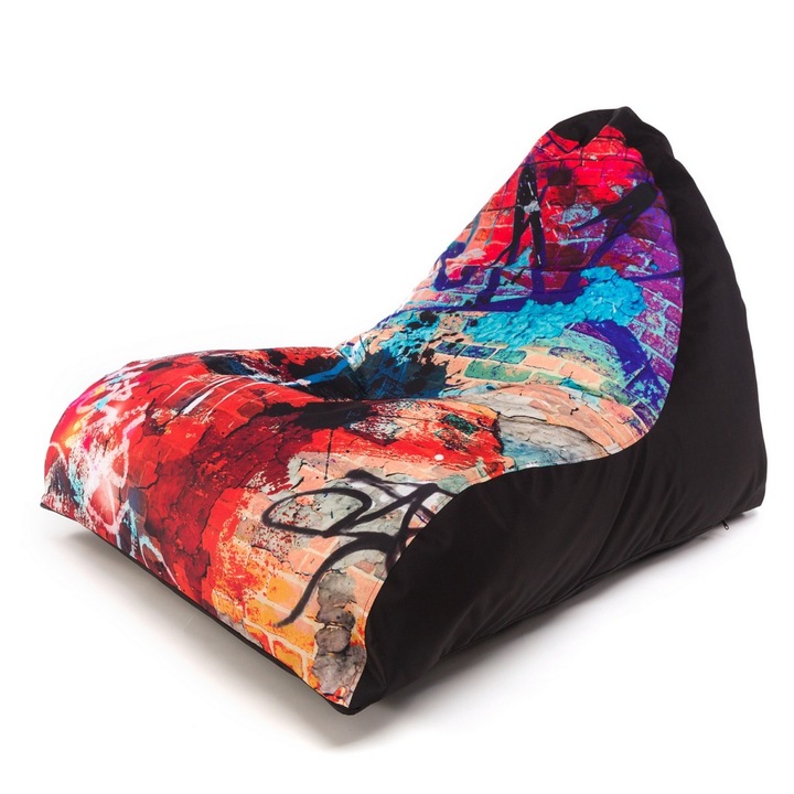 Ecopuf fotel, poliészter, többszínű