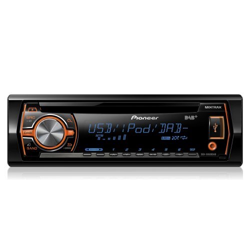 Radio CD auto Pioneer DEH-X6500DAB, 4x50W, USB, AUX, RCA - eMAG.ro