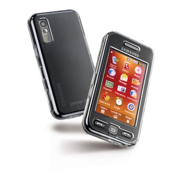 Калъф Cellularline INVISIBLECS5830, Прозрачен за Samsung Galaxy Ace S5