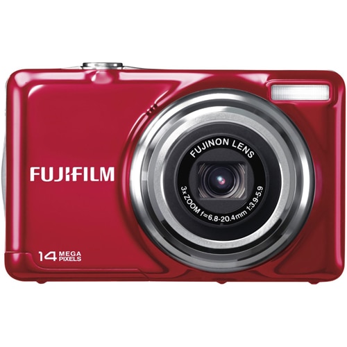 Aparat foto digital Fujifilm FinePix JV300, 14MP, Red - eMAG.ro