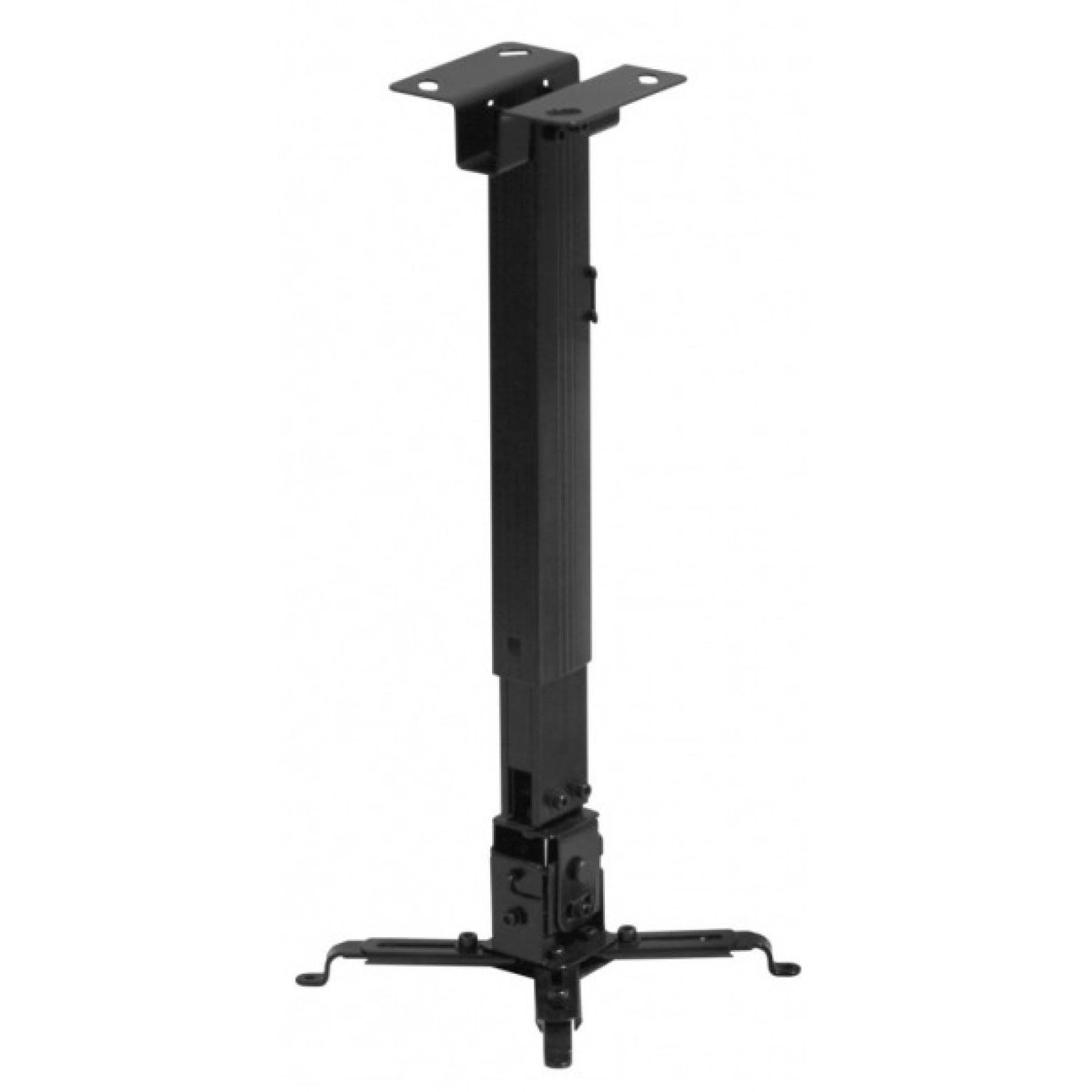 Suport Videoproiector de tavan Sopar TAPA 23055, reglabil, 46 - 65 cm, 12 Kg, Negru