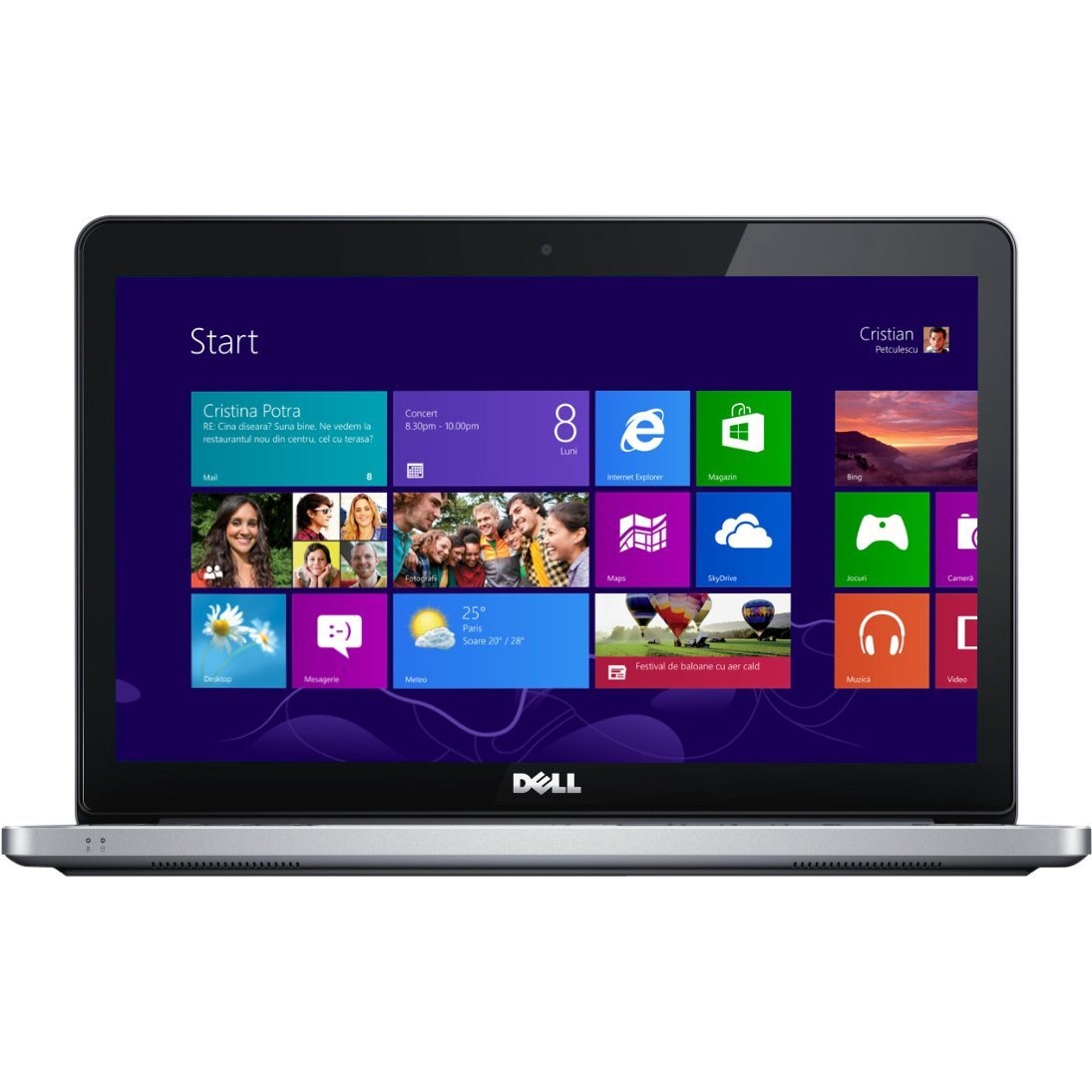 Laptop Dell Inspiron 7537 Full HD, Touch-Screen, cu procesor Intel